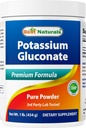 Meilleur gluconate de potassium naturel 1 lb en poudre (1 LB (paquet de 1))