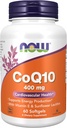 MAINTENANT Compléments alimentaires, CoQ10 400 mg, Classe pharmaceutique, Forme All-Trans produite par Fermentation, 60 Softgels