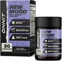 ONNIT Nouvelles capsules quotidiennes de soutien du stress, IGENTM non-OGM testé, supplément de soutien du sommeil et de l'humeur pour les hommes et les femmes, capsules quotidiennes de gestion du stress, 30 comtes