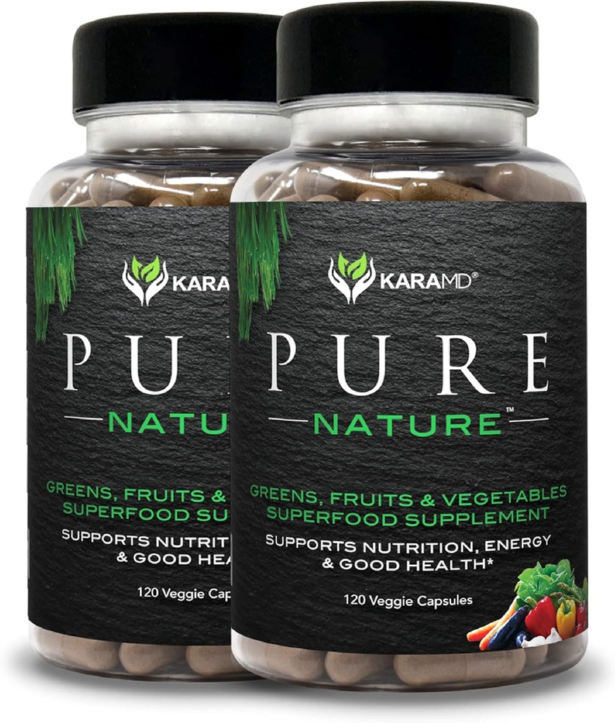 KaraMD Pure Nature (en anglais seulement) Supplément vert, fruit et légumes (en anglais seulement) Vitamines, fibres et antioxydants (en anglais seulement) 20 Suppléments fruits et légumes pour l'énergie et la digestion (en anglais seulement)