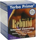 Programme de nettoyage Yerba Prima pour hommes - Nettoyage interne de trente jours pour l'ensemble du corps - Fait doux avec l'argile bentonite ultra-absorbante et le psyllium pour le soutien à la régularité