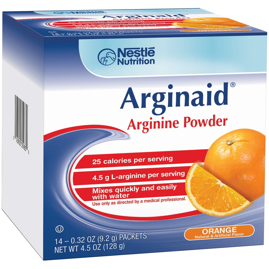 Novartis Nutrition Arginaid - Orange (boîte de 14 paquets 9,2g)