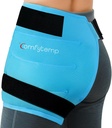 Cofytemp Hip Ice Pack Wrap pour Sciatica, Kit de remplacement de la hanche, FSA Admissible, Gel Ice Pack réutilisable pour les blessures, soulagement de la douleur, produits de récupération de la chirurgie de compression froide pour hommes Femmes (S/M)