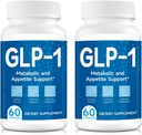 GLP-1 Support,GLP-1 Supplément, GLP-1 Support Naturellement, supplément GLP-1 naturel pour les hommes et les femmes, prendre avant le repas - 60 Capsule
