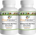 Urinaire libre de l'écoulement-basique - Bladder Stones Chiens - 2 Pack - Prévention naturelle de la pierre remédiée chez les chiens - 50 Grams/ea - Poudre d'herbe - Mélanger dans l'alimentation