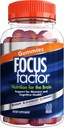 Facteur de focalisation Gummies nootropiques, Supplément mémoire pour le cerveau, Phosphatidylsérine, Bacopa, Huperzine A, 60 Compte