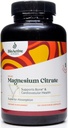Les nutriments bioactifs - Citrate de magnésium - 300mg - 120mg Capsules végétales - Soutient la santé cardiaque, Soutient la santé osseuse, Aide à la relaxation - Sans gluten