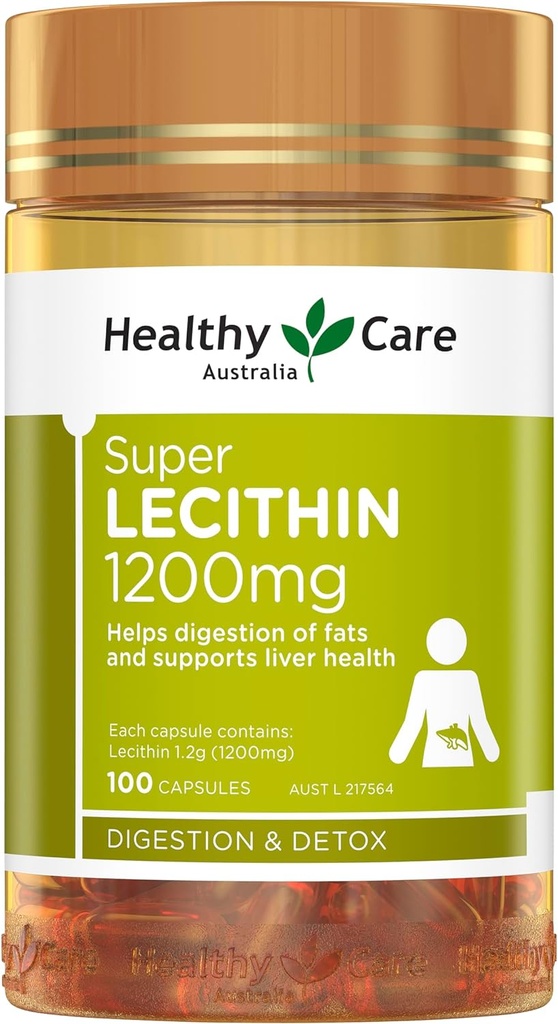 Soins de santé Lecithine 1200mg 100caps