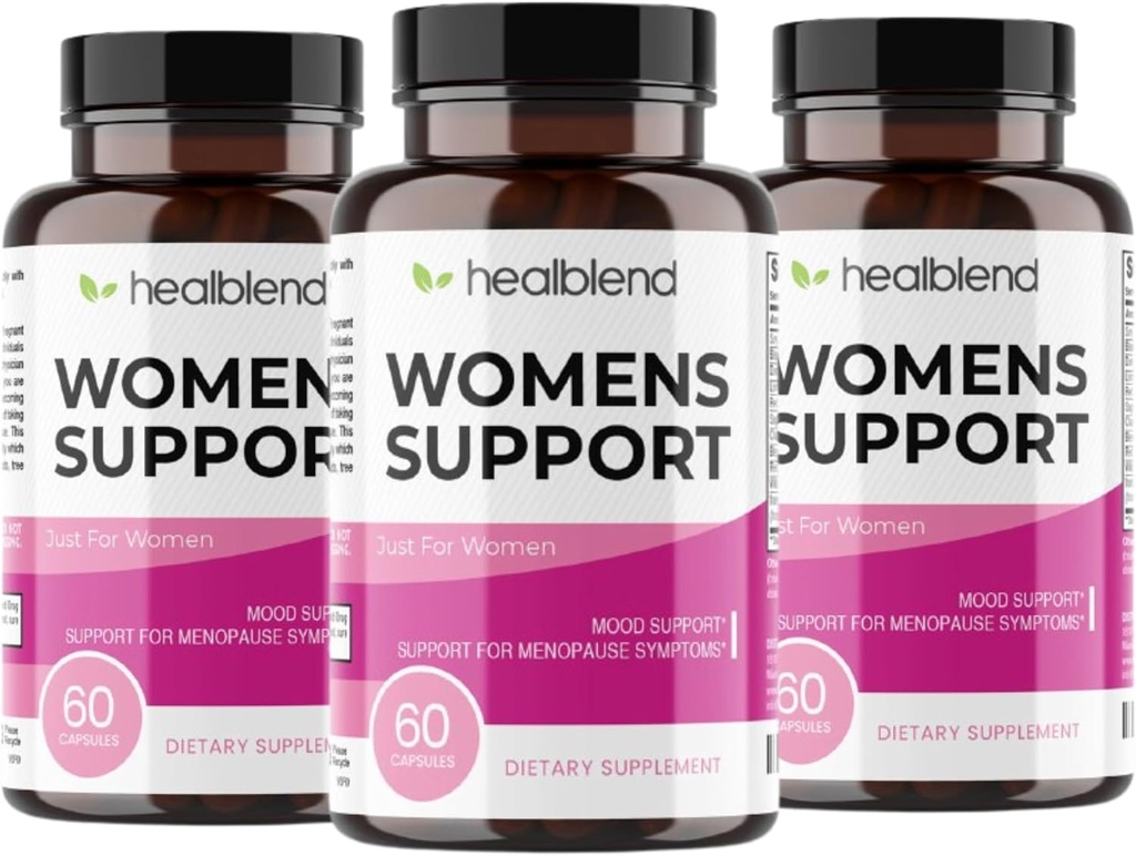 Formule avancée complexe de soutien pour les femmes - Supplément de soutien pour les flashs chauds, les sueurs nocturnes, les symptômes de la périménopause et de la ménopause - Hormone règlement naturellement - 180 capsules (3 pack)