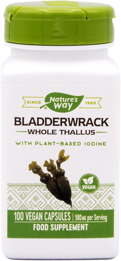 Nature's Way Bladderwrack - 100 capsules végétariennes