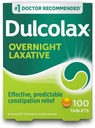 Dulcolax Stimulant Comprimés laxatifs, Prédictibles et efficaces de Constipation Relief, Straining & Bloating, Bisacodyl 5 mg, 100 Compte