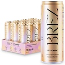 BREZ FLOW Lion, 12-Pack, Non-Infusé, Adaptogènes, Soulagement, Élevée, et Social, Lemon Sparkling Elderflower Tonic 12 Fl oz