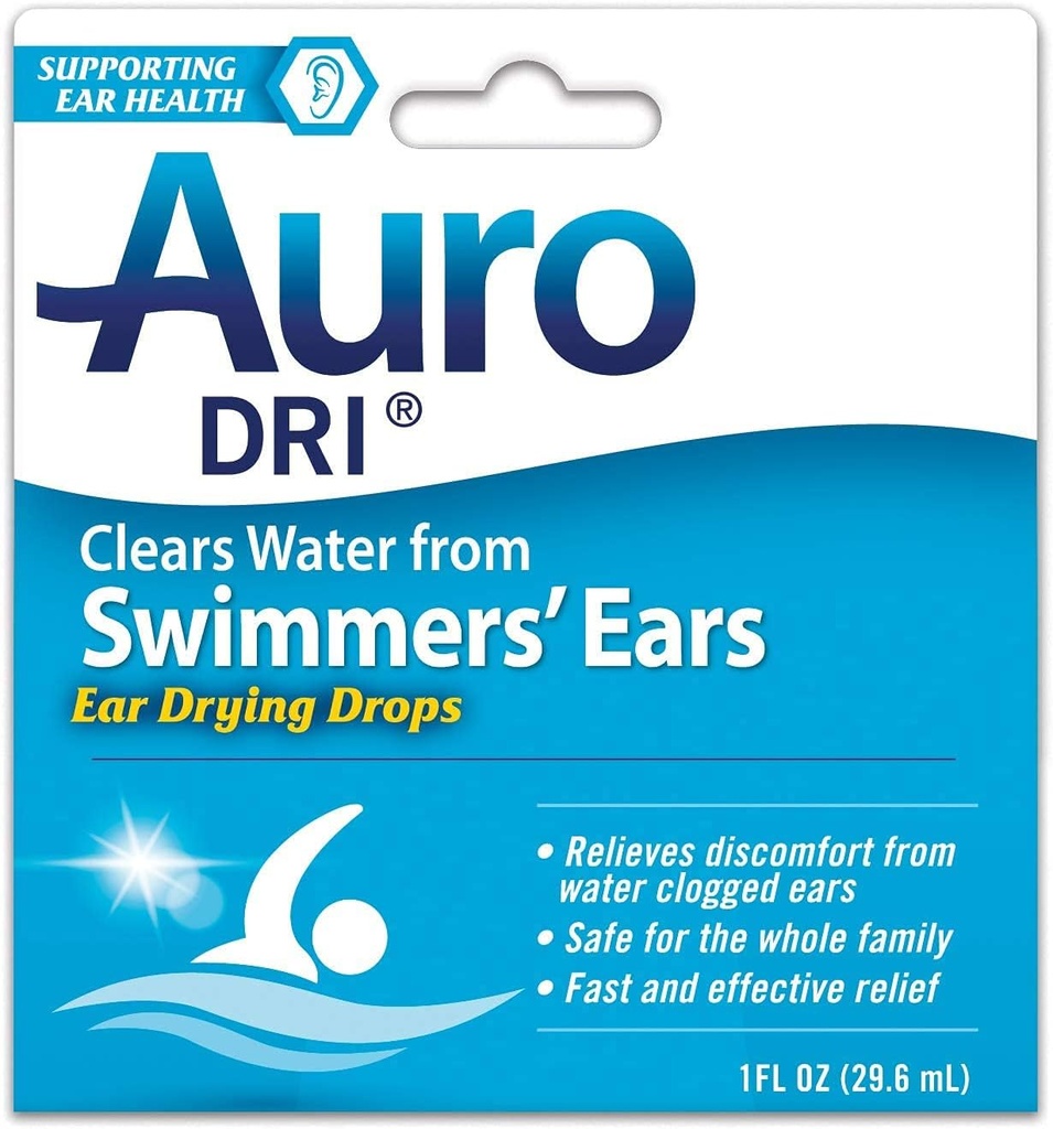 Auro-Dri Swimmer`s Ear Liquid 1 oz per Box (10 Pack)