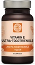 Ultra Tocotriénol 200 mg Vitamine E Vegan – Tous les 4 tocotriénols - Alpha Tocotriénol + Beta Tocotriénol + Gamma Tocotriénol + Delta Tocotriénol – Pas de tocophérols (30)