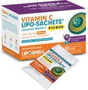Lipo-Sachets Enfants Vitamine Liposomique C - 500mg Par Servant pour les enfants , Soutien immunitaire - Blackcurrant Vitamine C pour les enfants - Haute absorption, Pas de sucre ajouté - 30 paquets