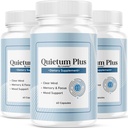 (3 Pack) Quietum Plus - Formule de supplément officiel Quietum Plus, Original Quietum Plus Avis, Toutes les formules naturelles QuietumPlus pour une oreille saine, 180 capsules pendant 3 mois