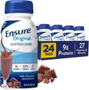 Assurer la nutrition originale Agiter avec 9 grammes de protéines, Remplacement des repas Shakes, Chocolat au lait, 8 fl oz, 24 Compte