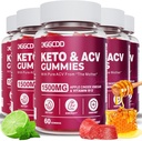 (5 Pack) Gummies de vinaigre de cidre de pomme Kéto Extreme1500MG Gummies de cidre de pomme formule avec jus de betterave à grenade poudre B12 Vegan non OGM 300 Gummies