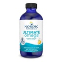 Nordic Naturals Ultimate Omega Liquid, Lemon Flavor - 8 oz - 2840 mg Omega-3 - Supplément d'huile de poisson de haute puissance avec EPA et DHA - Promotion de la santé cérébrale et cardiaque - Non-OGM - 48 portions
