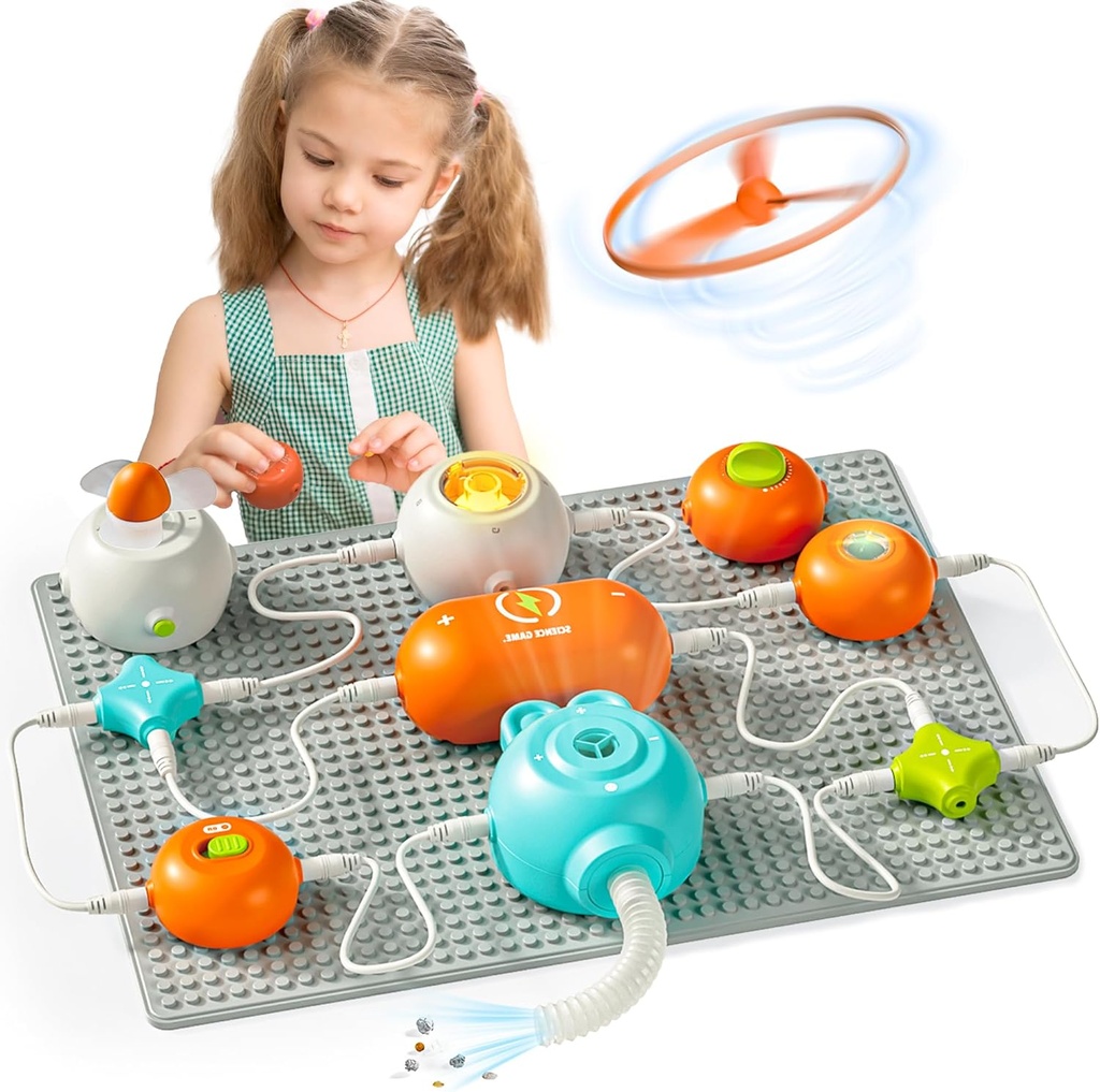 Science Kits for Kids - STEM Kits for Kids, Electronics Exploration Kit, 140+ Projects, 10+ Circuit Parts, STEM Educational Toy Gifts for Kid Boys Girls Ages 3 4 5 6 7 8 9 10 11 12