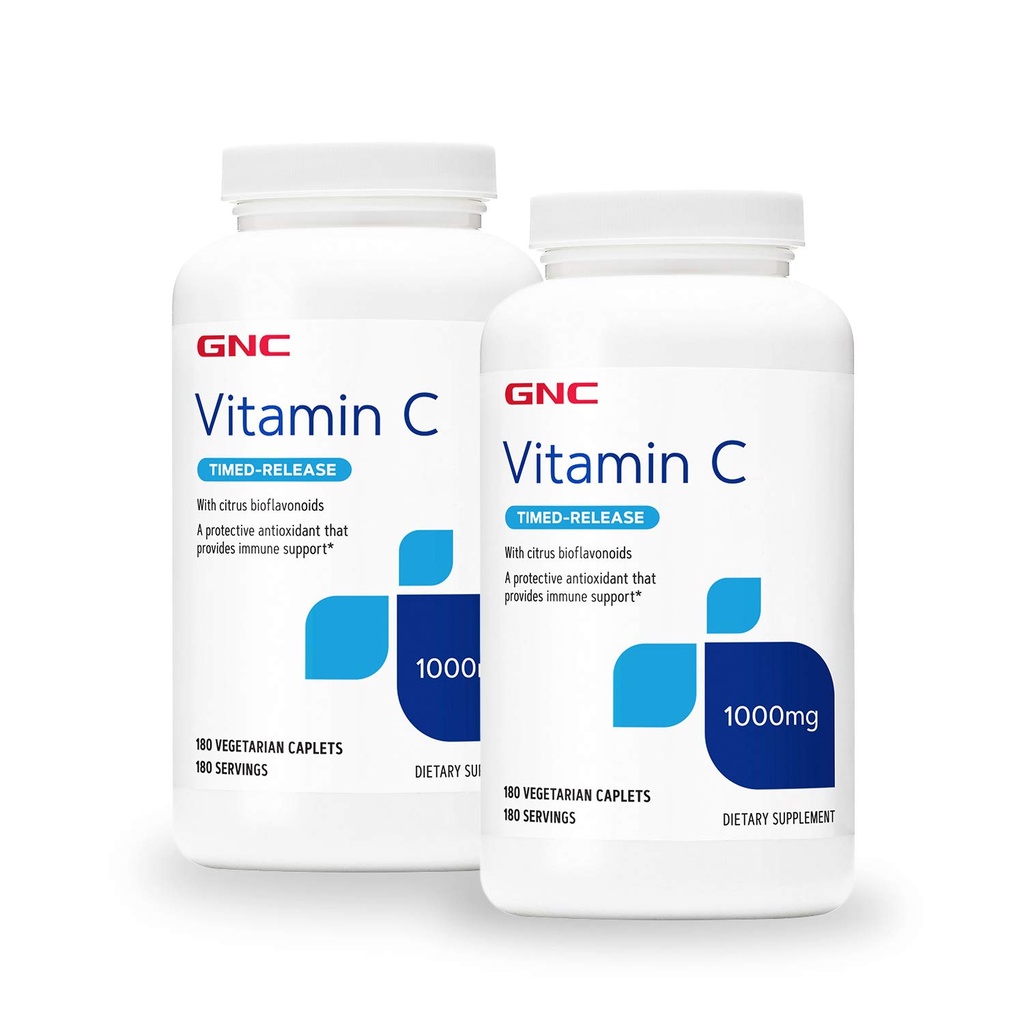 GNC Vitamine C Timed-Release 1000 mg - Twin Pack