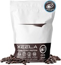Poudre végétale de protéines végétales XEELA - Testé indépendamment - 25g de protéines élevées, de pois pour les hommes et les femmes - Vitamines et minéraux, non OGM, sans produits laitiers et sans gluten, faible teneur en glucides et faible teneur en gras (Java Chip)