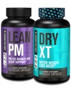 L'usine Jacked Lean PM nuit temps brûleur de graisse, supplément d'aide au sommeil, et suppresseur d'appétit (60 capsules) et eau sèche-XT pilules diuréciques perte de poids (60 capsules)