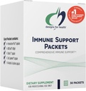Designs for Health Immune Support Packets - Un mois d'approvisionnement Packs de vitamines avec Immunitone Plus Complexe de champignons + Herbes, NAC, Vitamine D + K, Zinc + Vitamine C (30 Packets)