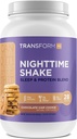 Transformer HQ pendant la nuit Shake, Sommeil + Mélange de protéines, 28 portions, Chocolate Chip Cookie Saveur