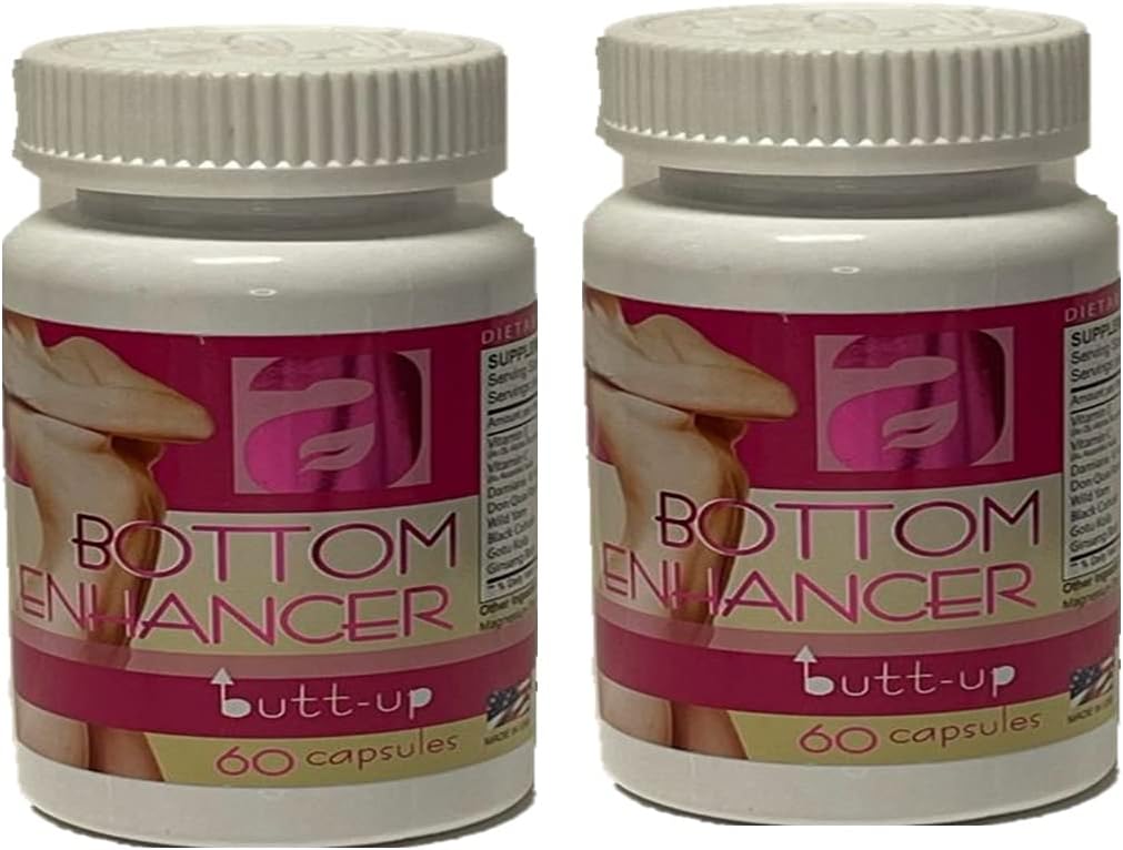 2 Bottom Buster Bottom Support 60 capsules Gluteos Nalgas Butt Enhancement Mujer Woman