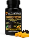 Me First Living Turmeric Curcumin 1000 mg 95% Curcuminoids, Bioperine 10 mg, 19x More Potent Than Others, Increased Absorption, Non-GMO, Organic Turmeric, Vegan, Gluten Free, 60 Capsules