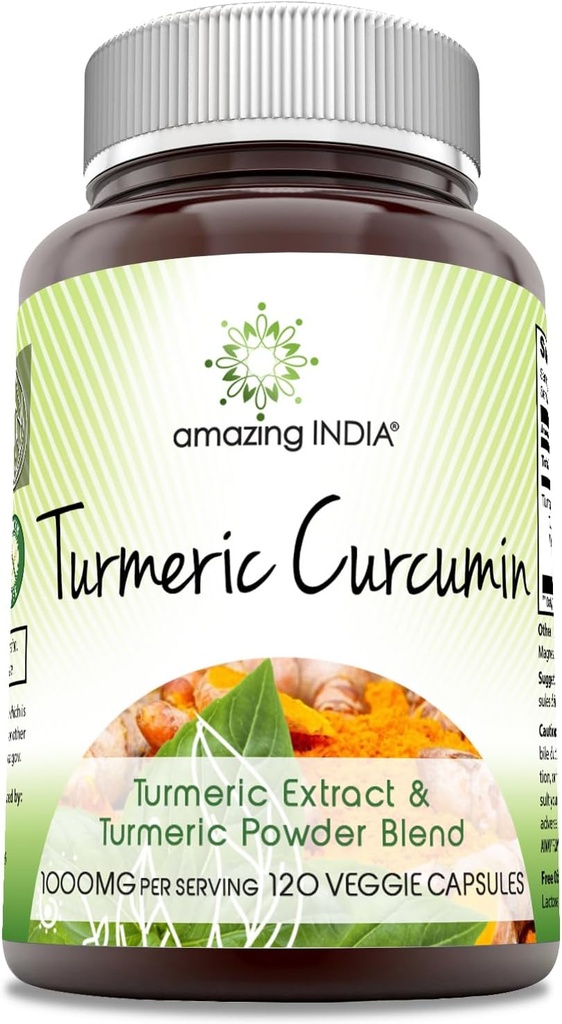 Amazing India Curcumin curcumin 1000 Mg par service.