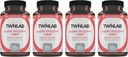 Twinlab Super Enzyme Caps - Supplément de constipation avec enzymes digestives - 50 Capsules (Pack de 4)