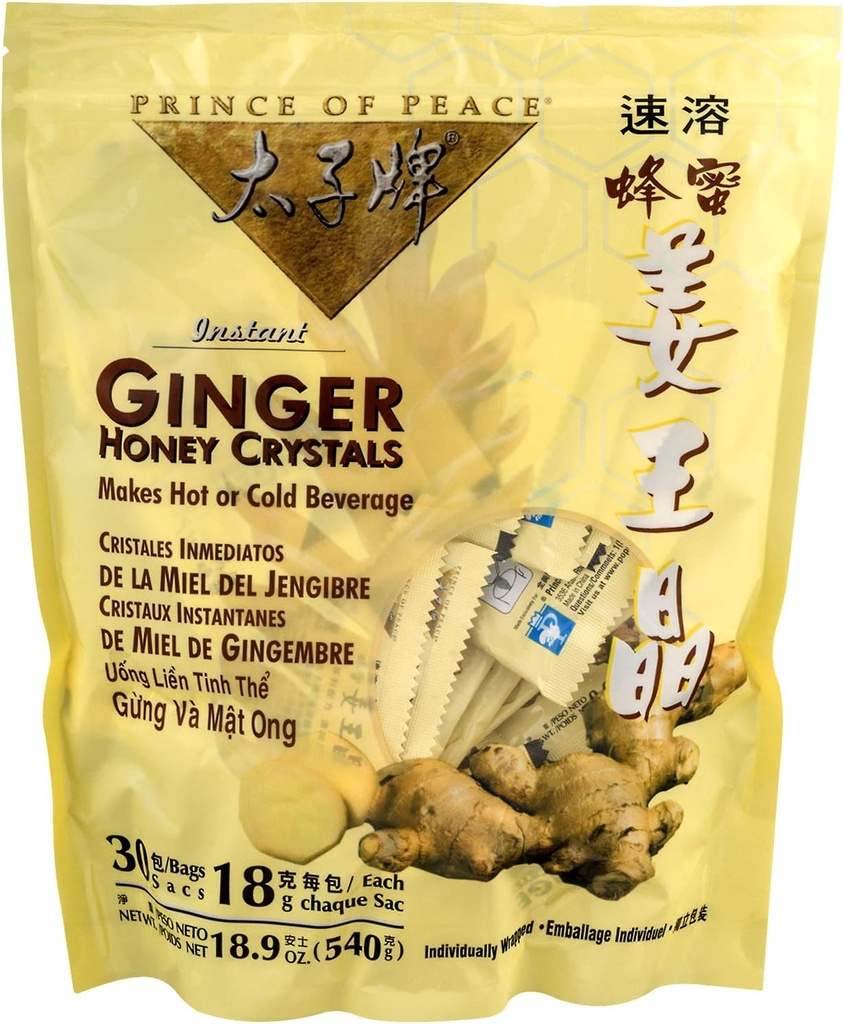 Prince de la Paix Ginger Honey Crystals 30 Ct