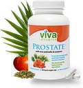 Viva Vitamines Prostate Health Suppléments pour les hommes - avec Pygeum, huile de graines de citrouille, et Saw Palmetto pour les hommes, Suppléments prostate pour les hommes, Prostate Formula for Bladder Health, 60 Veggie Caps