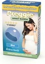Trois Lollies Preggie Anti-Nauséa Wristbands – Morning Sickness Relief –- Effet secondaire libre - 2 Compte (4 Wristbands) - Bleu