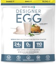 Designer Wellness, Designer Egg, Natural Egg Yolk & Egg White Protein Powder, Keto and Paleo Friendly, Low Calorie, Moins de gras et de cholestérol, Classic Vanilla, 12.4 Ounce