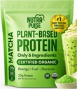 Poudre de protéines végétaliennes – 20g Protéines végétales organiques – Faible teneur en glucides, sans gluten, sans soja, sans lait – Pas de sucre, sans édulcorants artificiels – Smoothie, cuisson au four et amical – 1 paquet