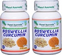 Planète Ayurveda Boswellia Curcumine, gélules de 500 mg - 2 bouteilles