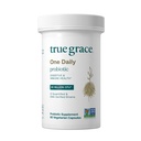 True Grace One Daily Probiotic - 60 Capsules végétariennes - 90 Million CFU - Gut, Digestive & Immmune Health Support Blend avec fibre prébiotique - sans gluten et sans soja - 60 portions