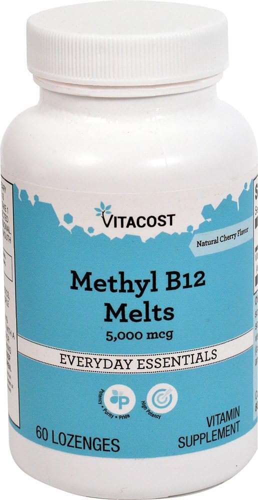 Vitacost Méthyl B-12 Sublingual - 5000 mcg - 60 Lozenges