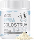 Poudre de supplément de colostrum pour les humains - Supplément de colostrum biologique pour la santé de la peau, la croissance des cheveux, la beauté - Non aromatisé (73 portions)