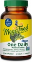 MegaFood One Daily Mens Multivitamins - Multivitamin for Men - Vitamin C, Vitamin D3 & Vitamin B12 - Muscle, Energy Metabolism & Immune Support - Vegetarian, Gluten Free - 30 Tablets, 30 Servings