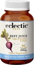 Herbe éclectique Capsules de jus de betterave biologique séchées au gel brut Premium 90 CT