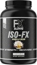 FX SUPPS ISO-FX 100% Isolate Whey Protein Powder (Vanilla) Supplément idéal de récupération après entraînement avec complexe BCAA & EAA Blend pour les hommes et les femmes, soutient la récupération musculaire et la croissance, 2,0 livre