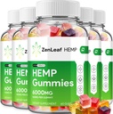 Zen Leaf Hemp Gummies - with Hemp Seed Extract ZenLeaf Hemp Gummies Tinnitus Herbal Supplement, Health and Wellness Support, All Natural Zen Leaf Hemp Gummy (5 Pack - 300 Gummies)