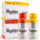 Shots RYDE Energiser + Focus , Vitamines B essentielles et caféine , Zero Calories, Zero Sugar , Paquet de 16