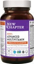 Nouveau chapitre Multivitamine pour hommes, chaque homme, fermenté avec des probiotiques + Sélénium + B Vitamines + Vitamine D3 + Ingrédients organiques non OGM - 48 ct (Packaging May Vary)