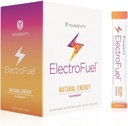 Youngevity Official ElectroFuel Natural Energy Drink Mix - Poudre d'électrolyte framboise - Énergie et hydratation - 30 bâtons