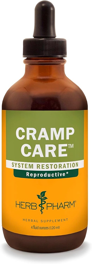 Herb Pharm Cramp Care Liquid Herbal Extract gouttes pour soutenir un cycle menstruel sain, 4 Oz